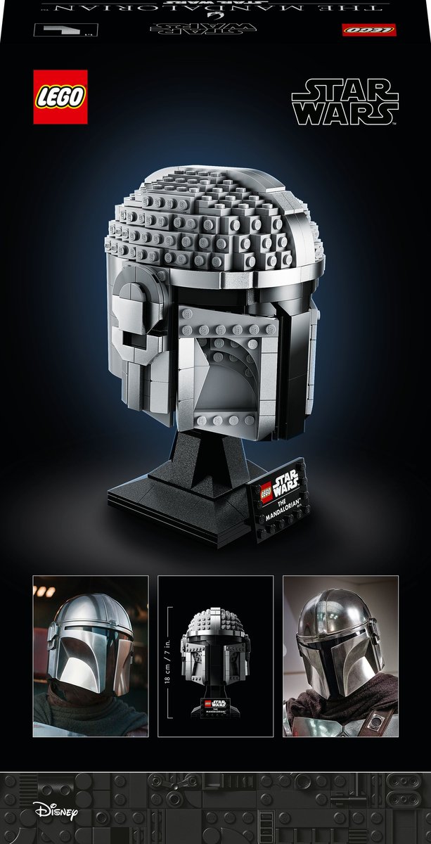 LEGO Star Wars, Hełm Mandalorianina, 75328
