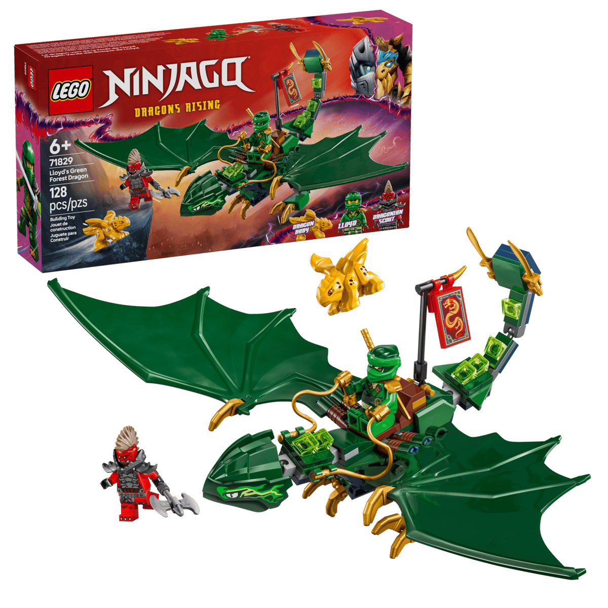 LEGO® 71829 Ninjago - Zielony leśny smok Lloyda
