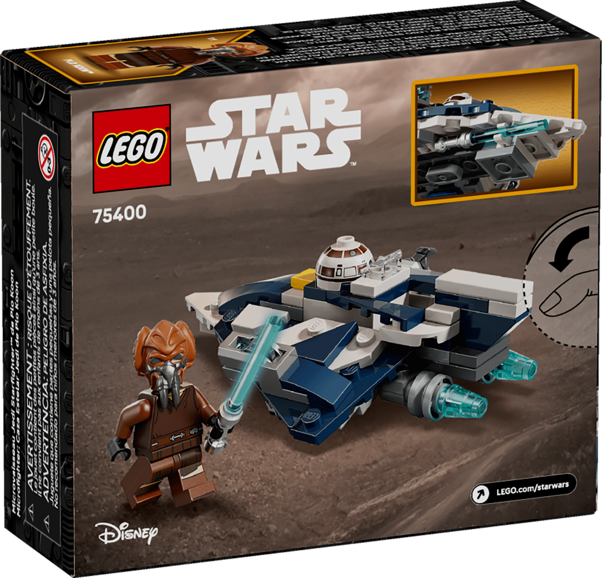 LEGO® 75400 Star Wars - Mikromyśliwiec Jedi Plo Koona™