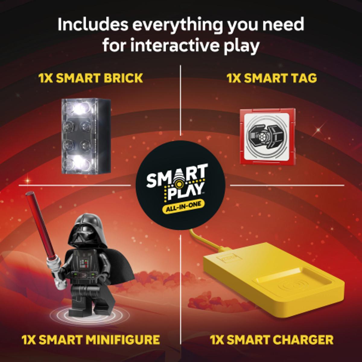 LEGO Star Wars, SMART Play: Myśliwiec TIE Dartha Vadera, 75421