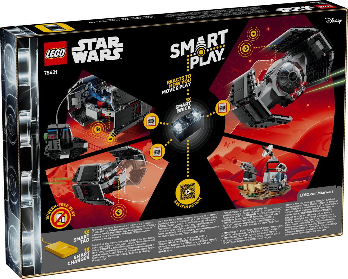 LEGO Star Wars, SMART Play: Myśliwiec TIE Dartha Vadera, 75421
