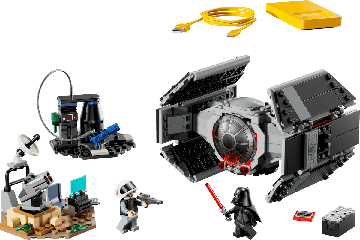 LEGO Star Wars, SMART Play: Myśliwiec TIE Dartha Vadera, 75421