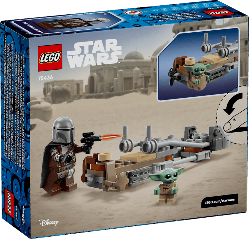 LEGO® 75436 Star Wars - Śmigacz Mandalorianina i Grogu