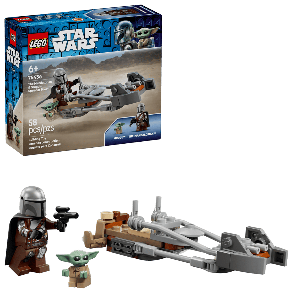LEGO® 75436 Star Wars - Śmigacz Mandalorianina i Grogu