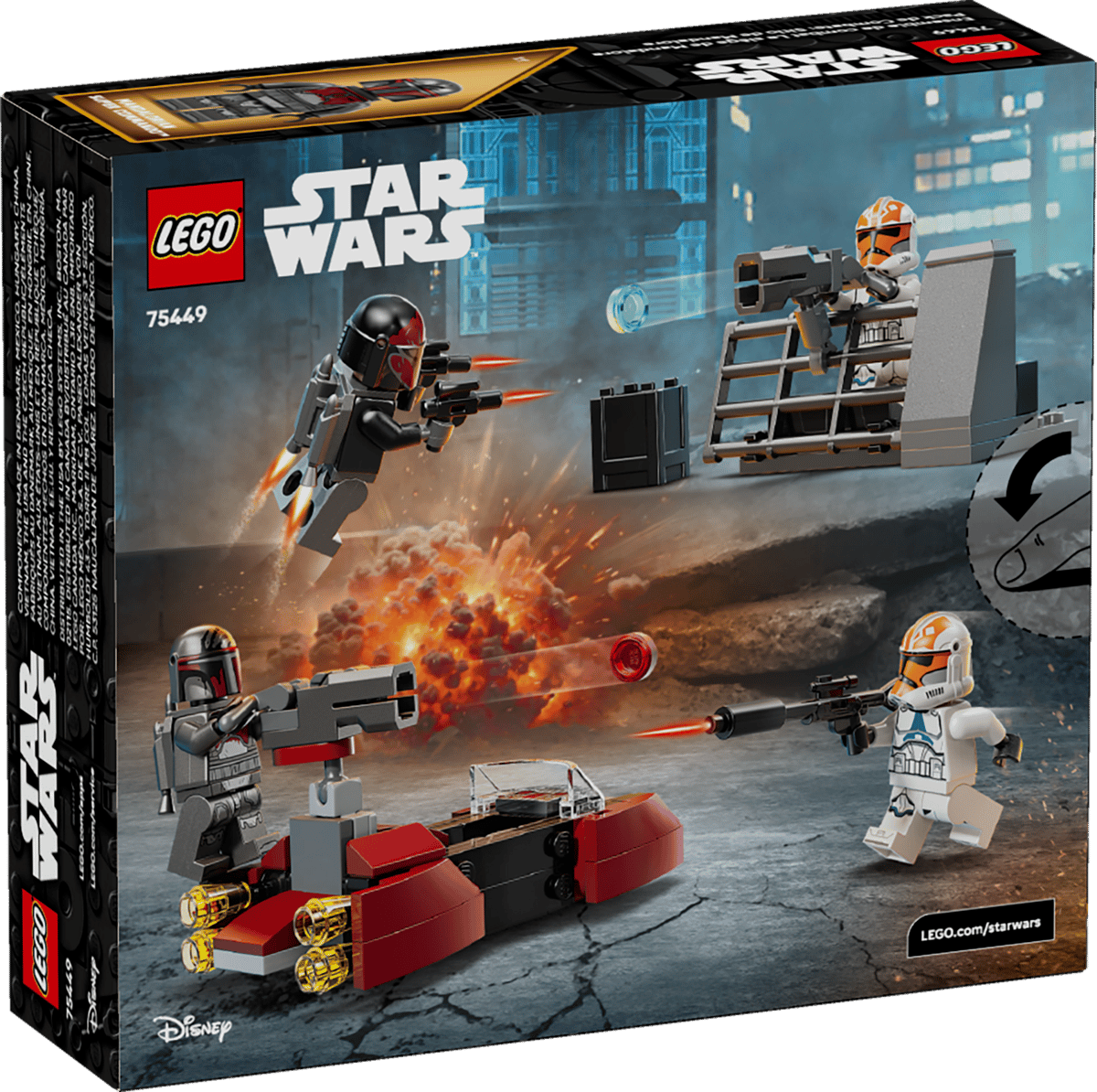 LEGO® 75449 Star Wars - Oblężenie Mandalory - zestaw bitewny
