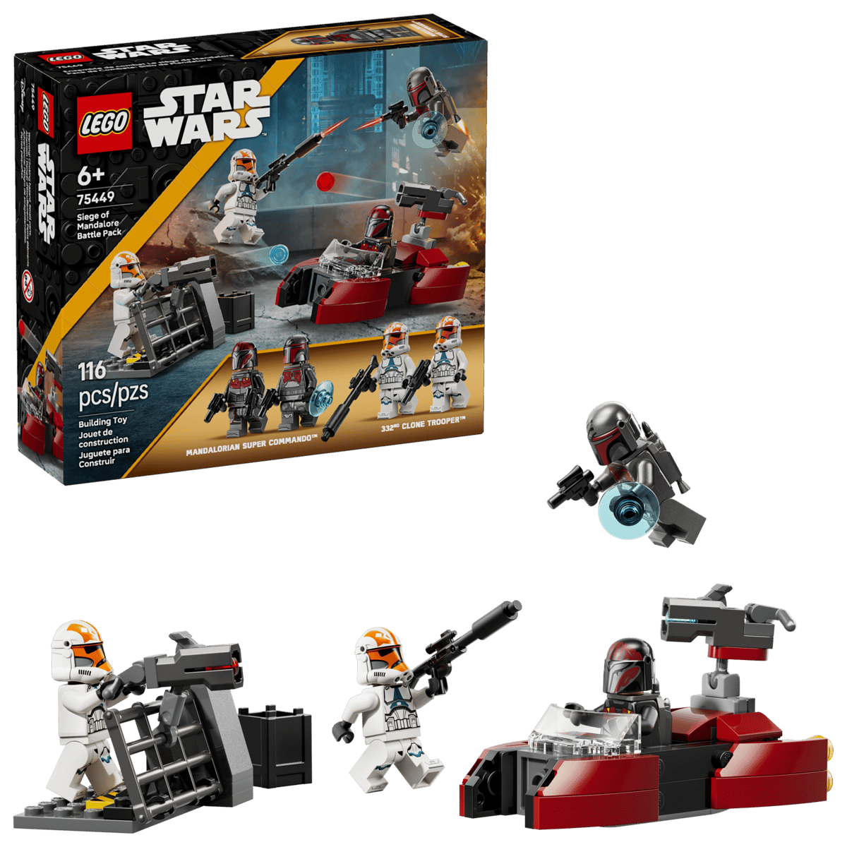 LEGO® 75449 Star Wars - Oblężenie Mandalory - zestaw bitewny