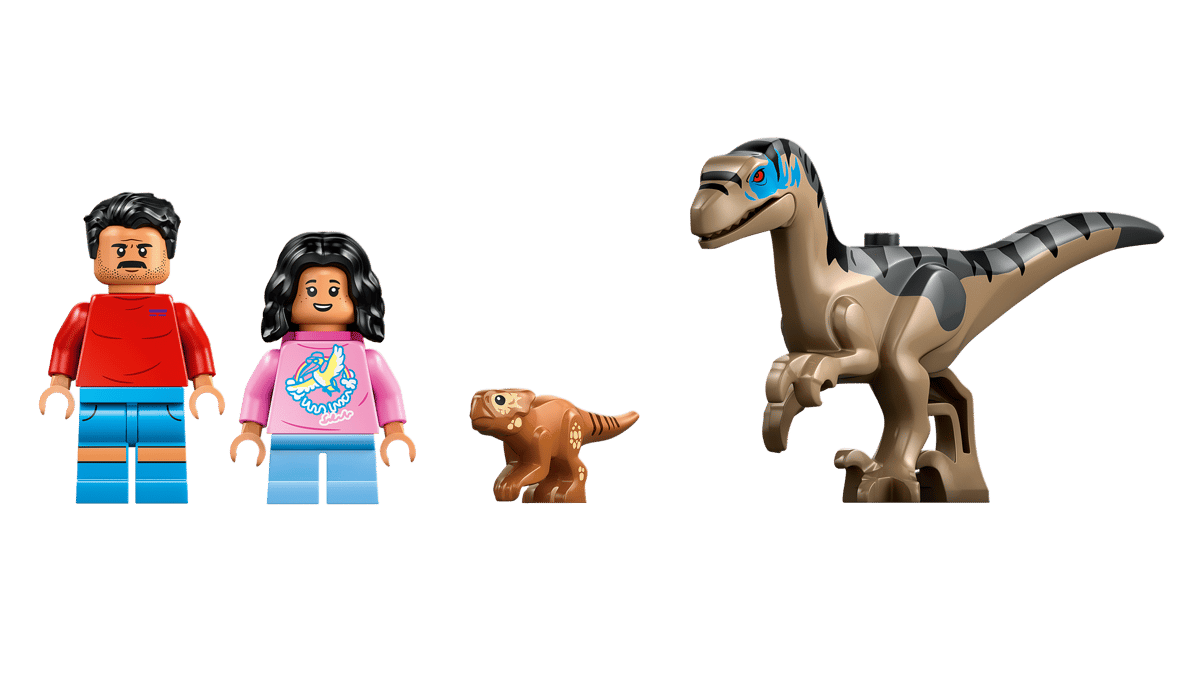 LEGO® 76972 Jurassic World - Ucieczka terenówką przed raptorem