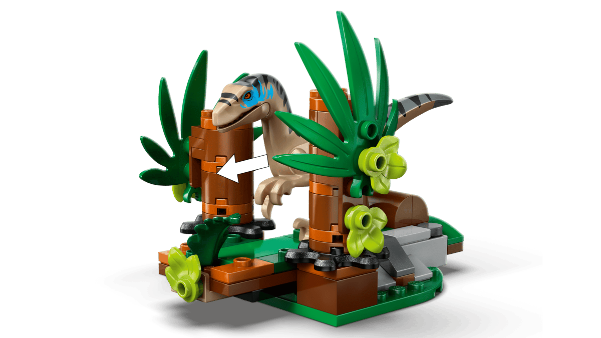 LEGO® 76972 Jurassic World - Ucieczka terenówką przed raptorem