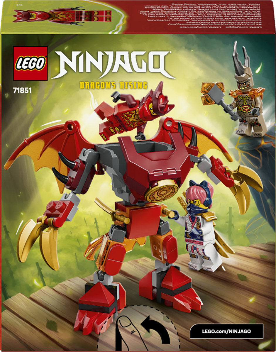 LEGO NINJAGO, Smok-mech Kaia - zestaw bitewny, 71851