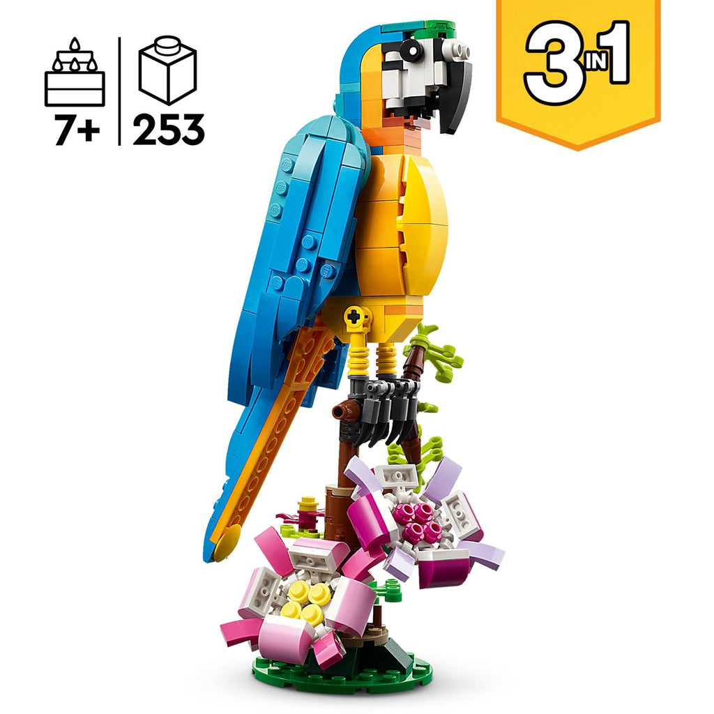 LEGO Creator, Egzotyczna papuga, 31136