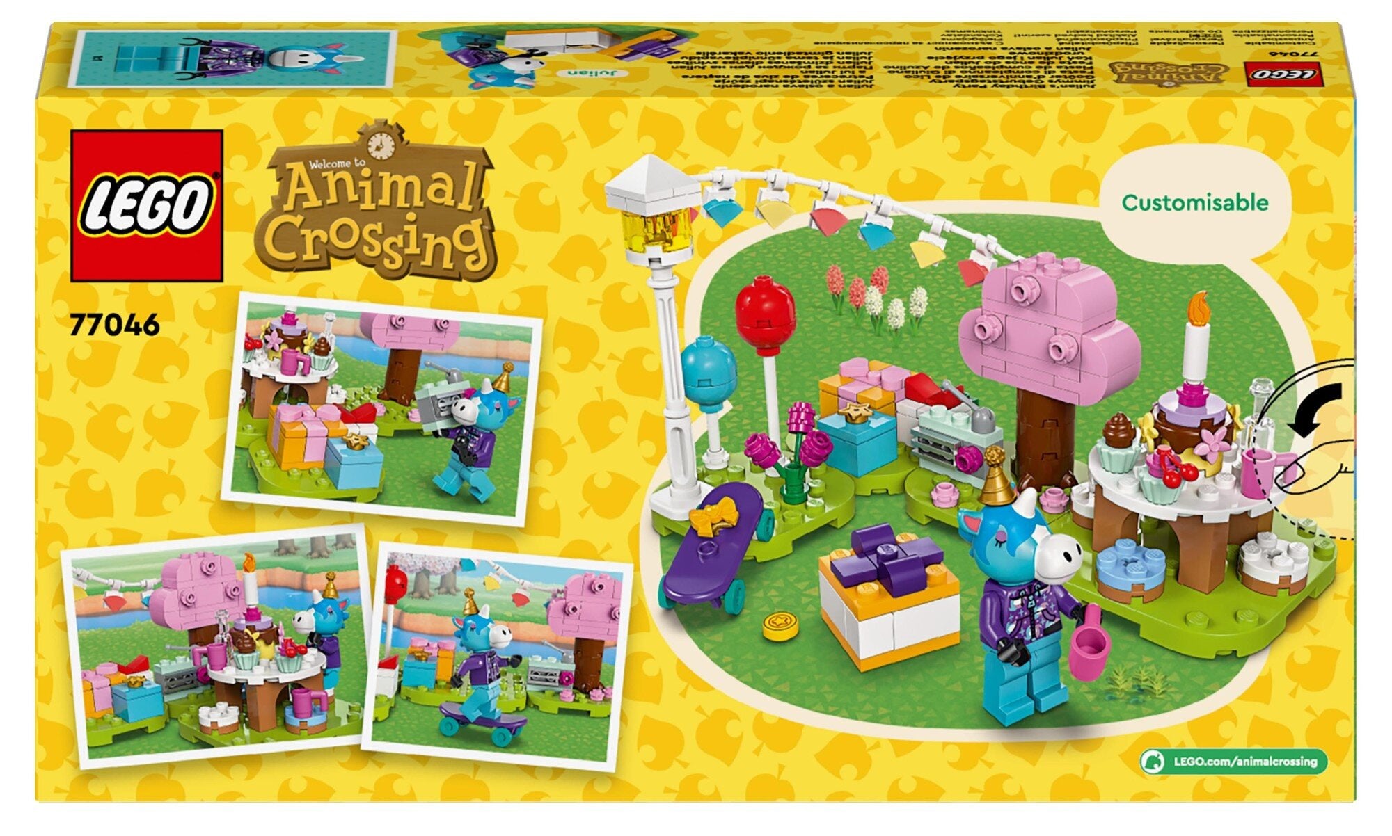 LEGO 77046 Animal Crossing - Przyjęcie urodzinowe Juliana