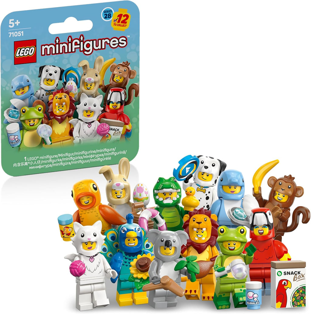 LEGO Minifigures, Seria 28 - Zwierzęta, 71051 - Parrot Costume Fan